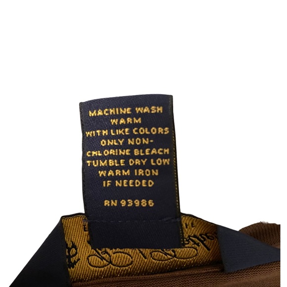 5/$20 Brooks Brothers Brown Short Sleeve Tee - Picture 4 of 4